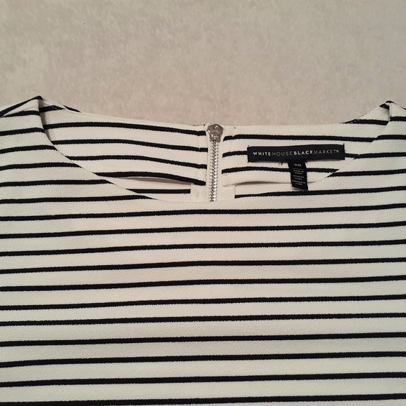 White House Black Market Striped Top - Picture 2 of 5